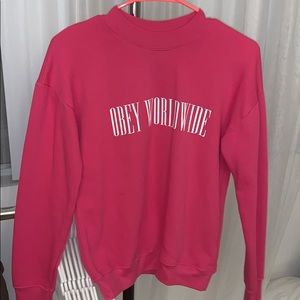 Pink Obey Sweatshirt